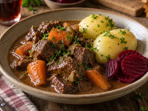 Kalops med rotfrukter