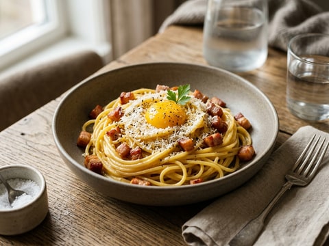 Klassisk pasta Carbonara