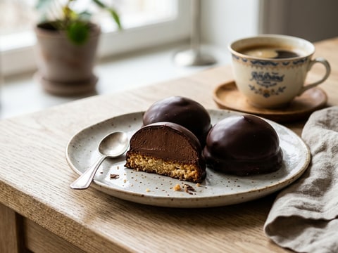 Klassiska chokladbiskvier med smörkräm