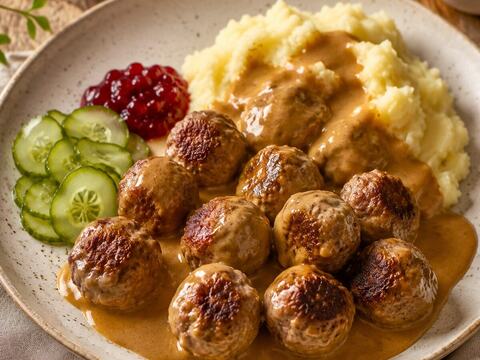 Klassiska svenska köttbullar