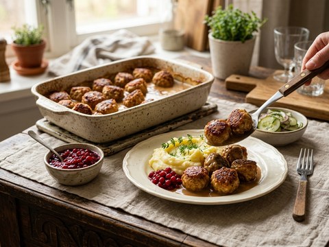 Köttbullar i airfryer