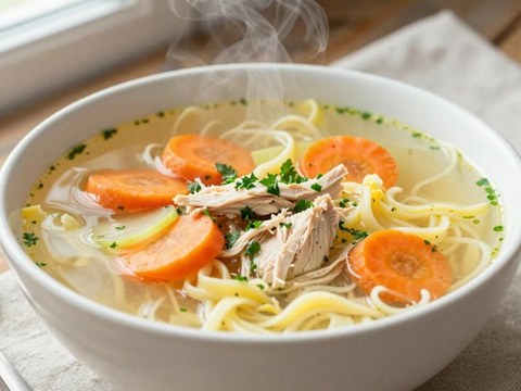 Kycklingsoppa med grönsaker