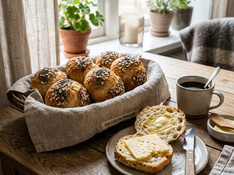 Kalljästa frukostfrallor