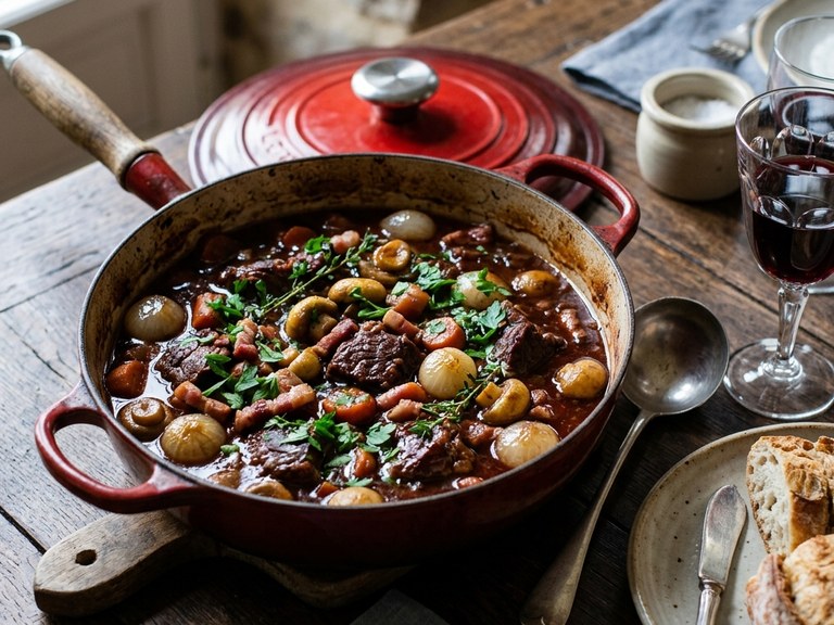 Klassisk Boeuf Bourguignon