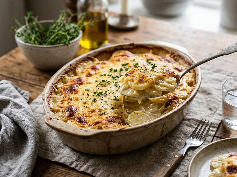 Krämig potatisgratäng
