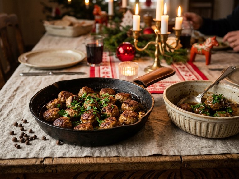 Saftiga julköttbullar med kryddpeppar